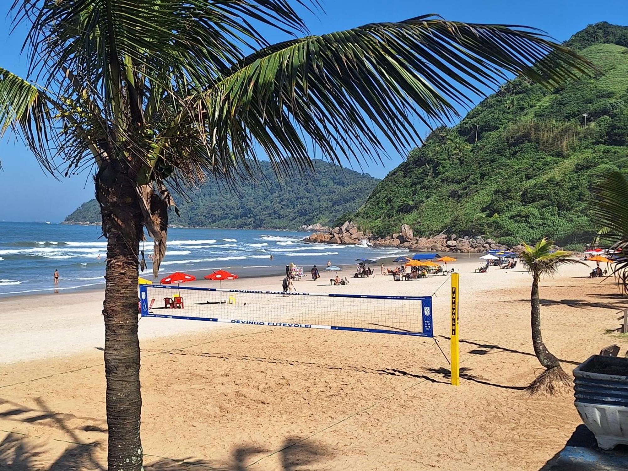 Duplex Pe Na Areia, Praia Do Tombo - Guaruja/Sp. Exterior photo